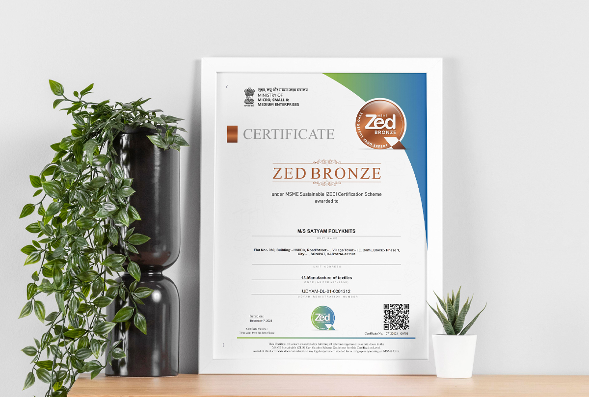ZED Bronze Certificate